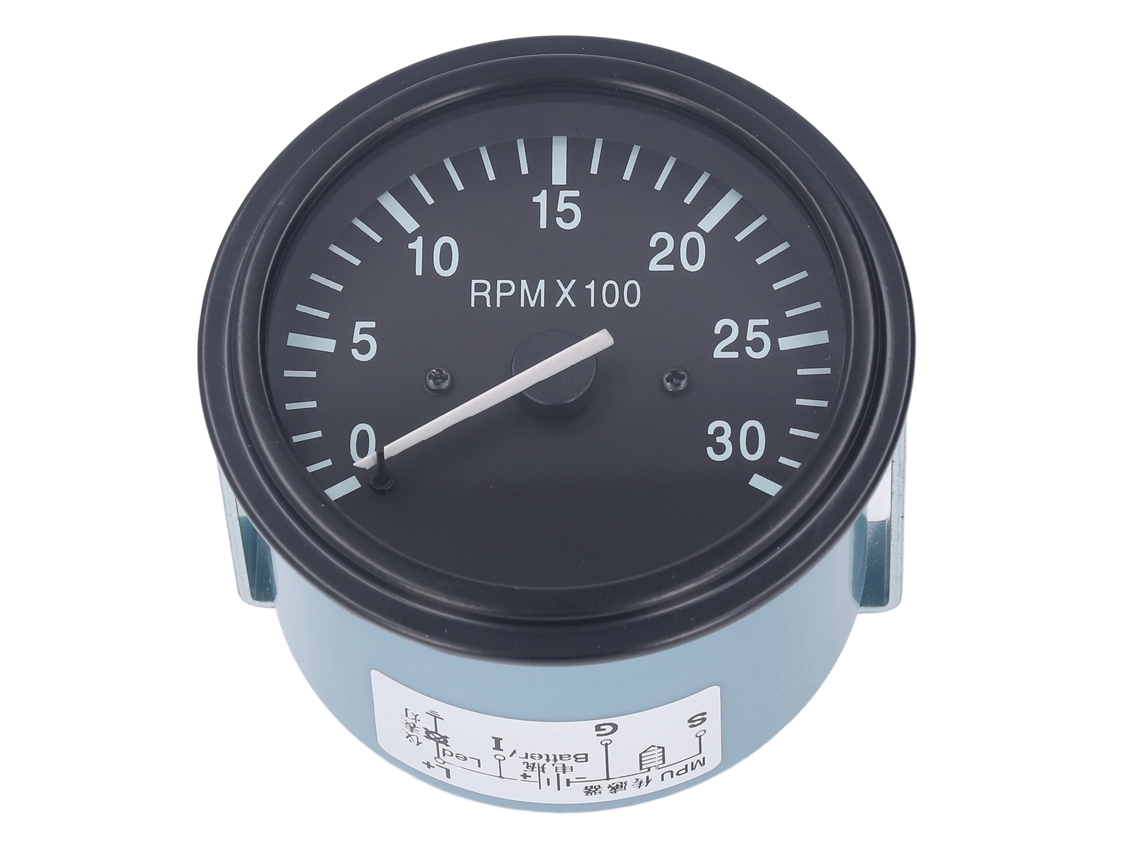 Laxiscreed Tacómetro Para Motores Elétricos Dc 10-32v, Mede Rpm De 0-3000 E Pressão De Óleo