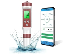 Medidor De Ph Digital Bluetooth 7 Em 1,atc Para Qualidade Da Água Ph,tds,ec,orp,sg ,calibração Automática,tela Retroiluminada Btforus (precisão 0.01)