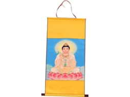 Artibetter Arte De Parede Guanyin Buda Pergaminho Religioso Decoração Para Pendurar Em Casa Adoração Ornamento Asiático