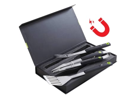 Conjunto de 3 acessórios magnéticos para churrasco COOK'IN GARDEN