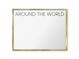 Magnetic Board For Wall Around The World For The Bedroom Espelharte (80x60 Cm)
