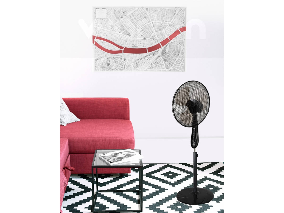 Ventoinha de Pé TAURUS Boreal 16CR (3 velocidades - 45 W - Diâmetro 40 cm)