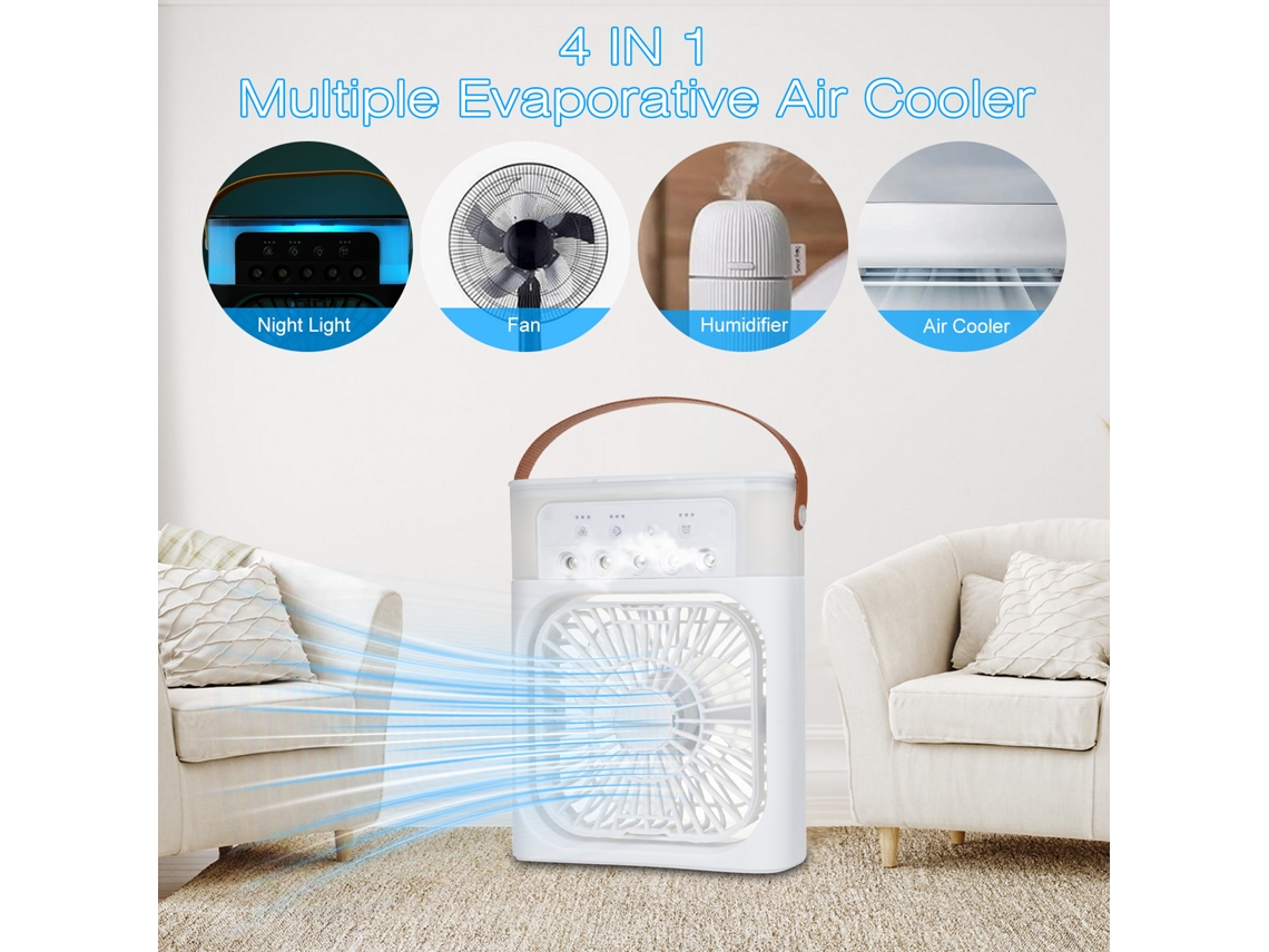 Ventilador Umidificador Mesa Mini Ar Condicionado | S/MARCA