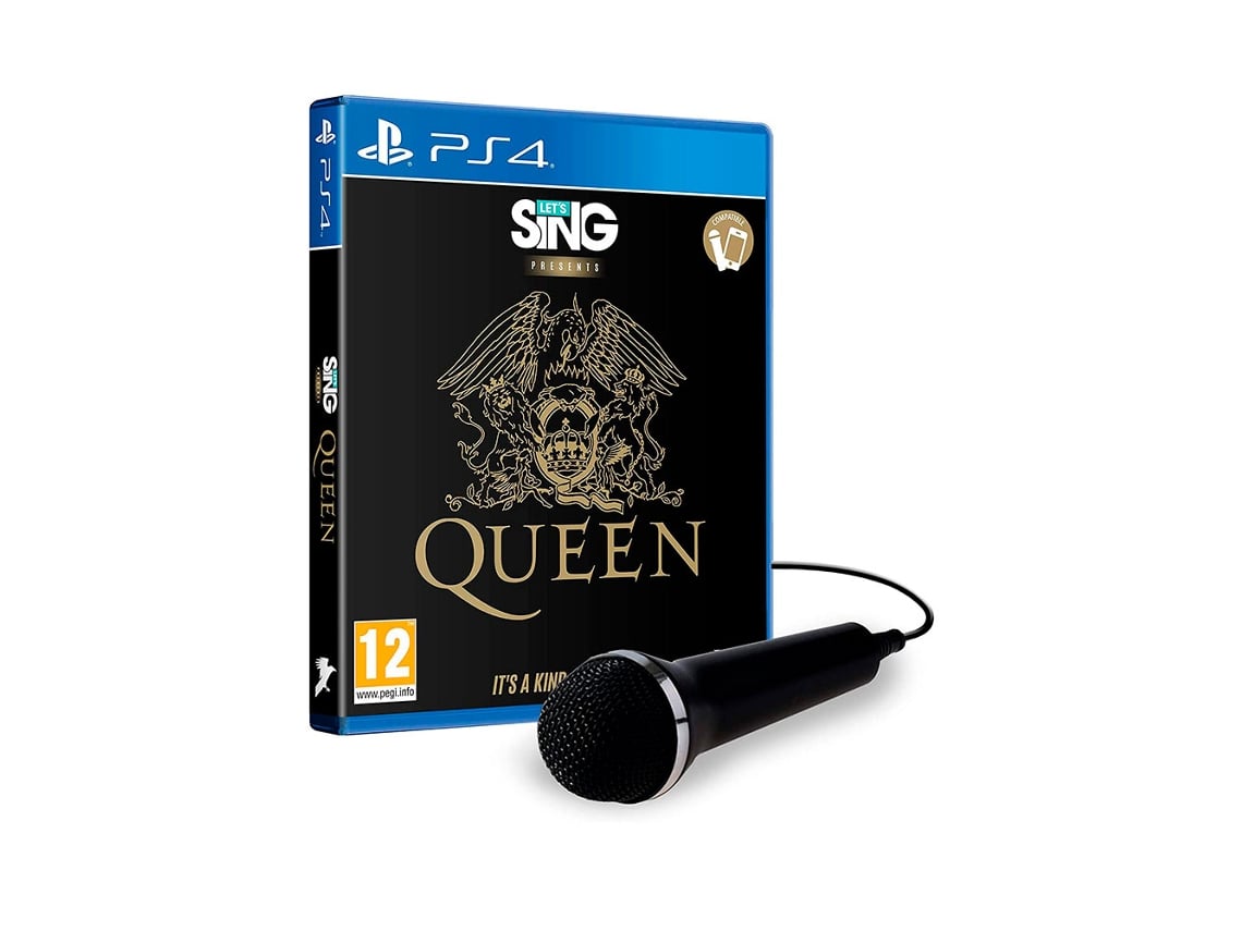 Jogo PS4 Let's Sing Queen + 1 Microfone
