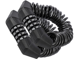 Cadeado De Combinação Para Capacete E Bicicleta, 2 Peças, E Antifurto, Bicicletas