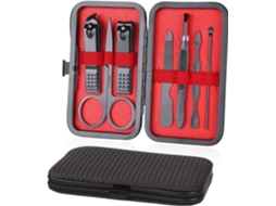 Lurelia Kit De Manicure E Pedicure 7 Peças, Em Aço Inoxidável, Com Estojo, Para Cuidados Pessoais