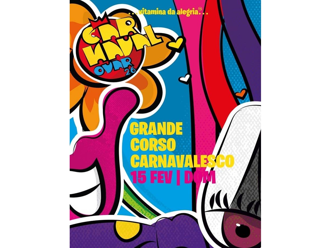 Bilhete GRANDE CORSO CARNAVALESCO|CARNAVAL OVAR 2026 - DOMINGO