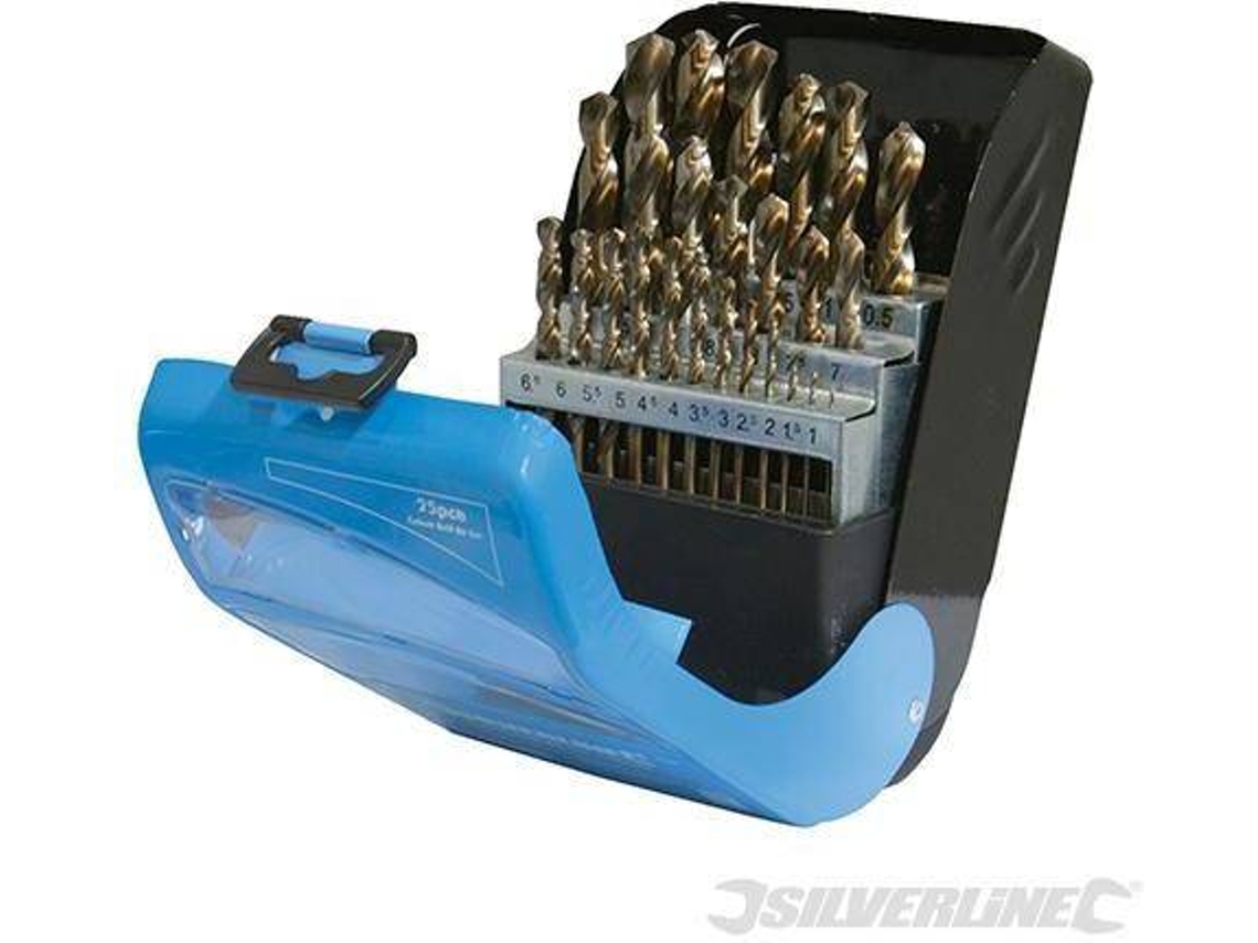 Conjunto de Brocas SILVERLINE 783089 - 25 peças