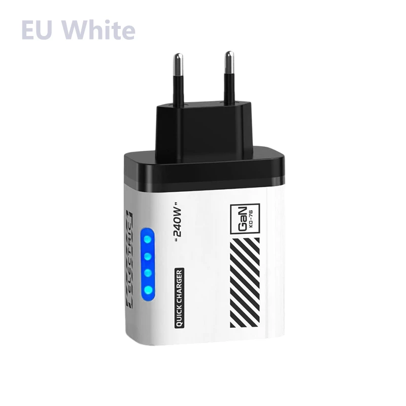 Carregador Rápido, 240w, Pd, Branco, Telemóvel E Tablet