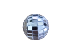 Mini Bola de Disco com Espelho para Decoração de Festa Temática Disco