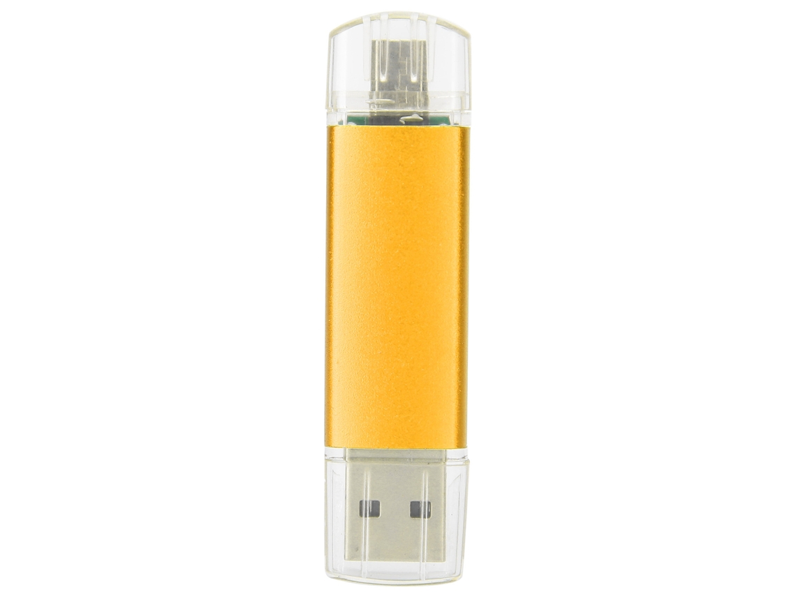 Pen drive USB 2 em 1 (armazenamento de arquivos, OTG)