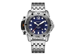 Relógio Masculino Multifuncional De Quartzo Ochstin 7249 Com Pulseira De Aço.