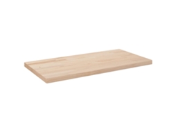 Vidaxl Tampo De Mesa Retangular 80x40x2,5 Cm Pinho Maciço