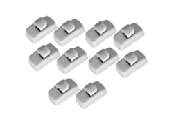 Conjunto De 10 Peças Para Skoda Fabia 6y Octavia A4 A5 1u 1z Superb B5 3u 3b0857561b Cinza - Clips De Gancho Para Quebra-sol Dianteiro_yua