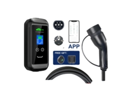 Carregador Portátil De Veículos Elétricos, Controle Inteligente, Design Durável, Bege, Tipo2