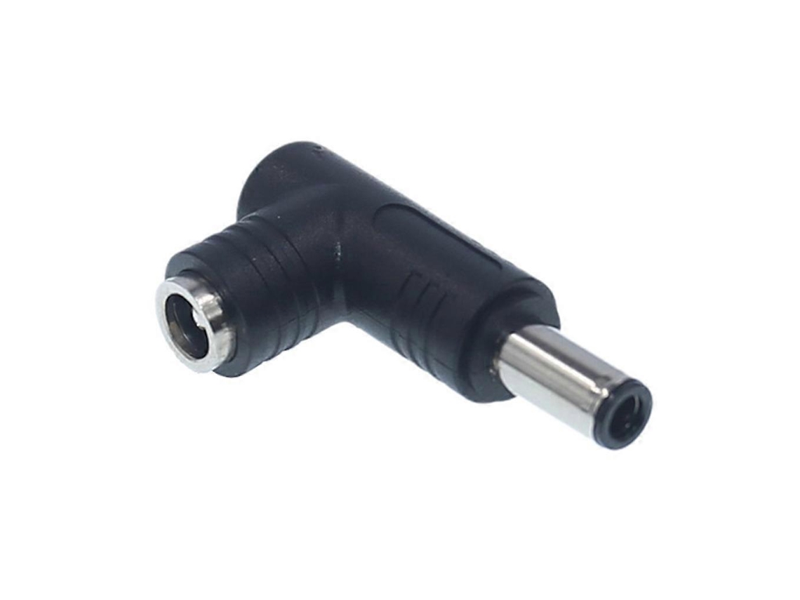 Adaptador De Conector De Alimentação Cc De 6,0 X 3,6 Mm (fêmea Para Macho), 90 Graus