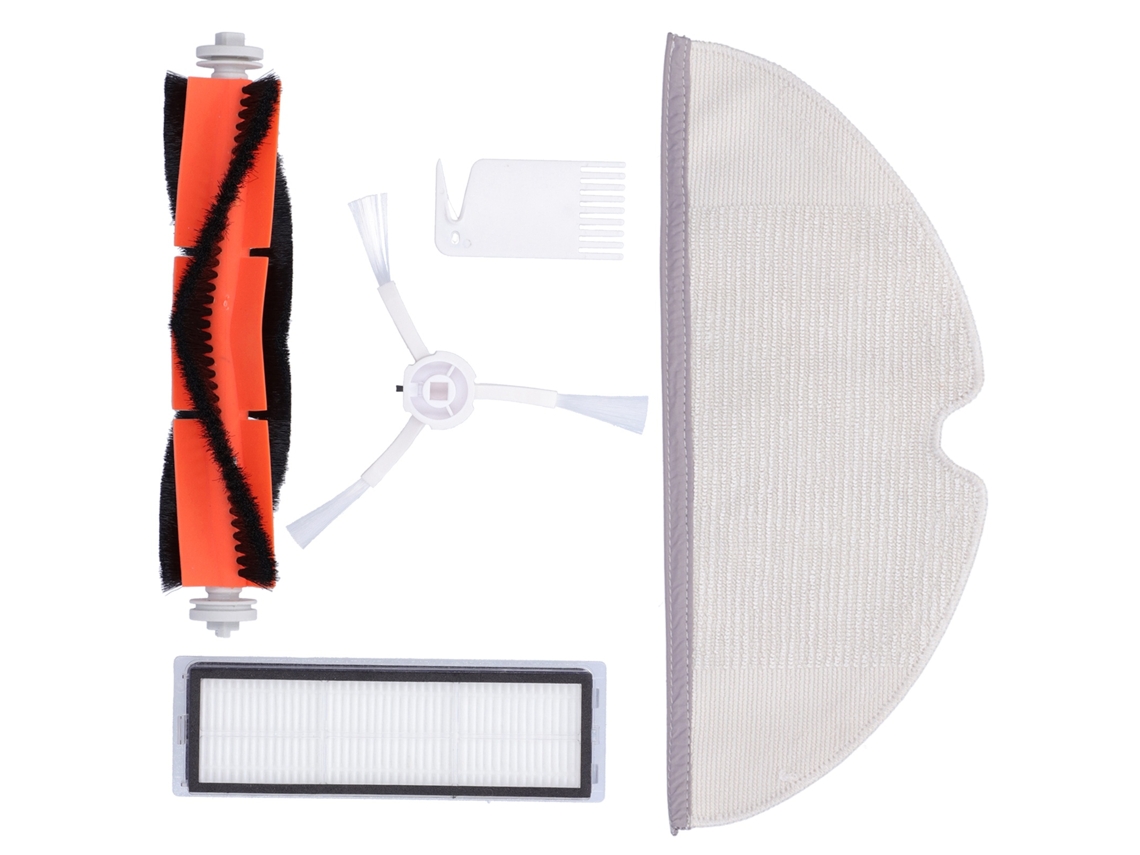 Kit de Reposição para Xiaomi 1C: Escova Principal, Lateral, Filtro, Escova de Limpeza e Vassoura