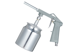 Máquina de pulverização de subrevestimento a ar com ventosa de 750ml e escova de limpeza para revestimento de caçambas de caminhão.