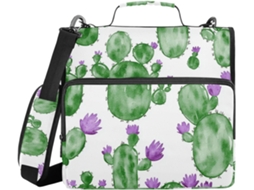 Aquarela Pasta Organizadora Com 3 Argolas, Alça De Ombro E Mão, Com Bolsas Diversas, Pasta Escolar