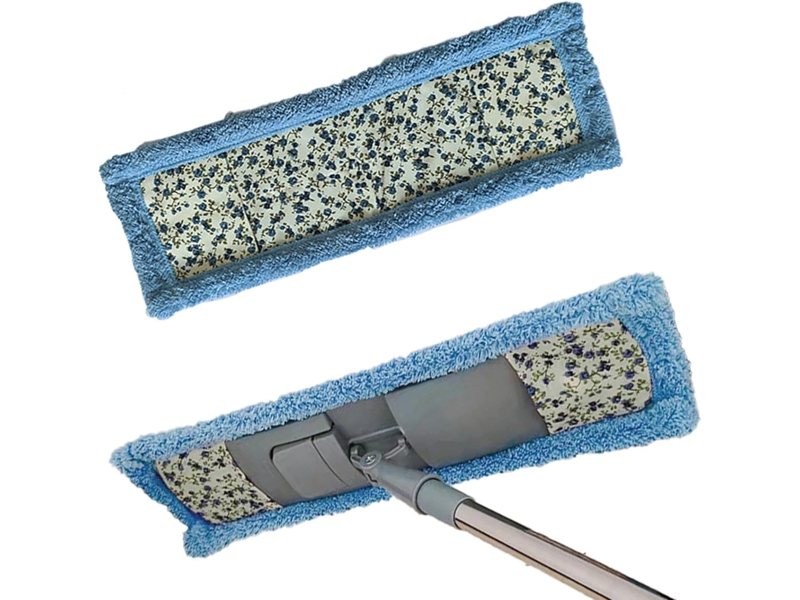 Mop Para Pisos De Madeira Com Cabo Longo E Ângulo Ajustável
