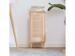 Vidaxl Porta De Armário Com Design De Persiana Pinho Maciço