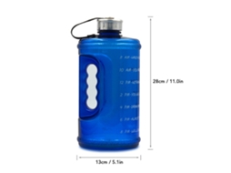 Garrafa De Água Motivacional 2.2l Com Marcador De Tempo Para Camping Hiking Fitness Esportes