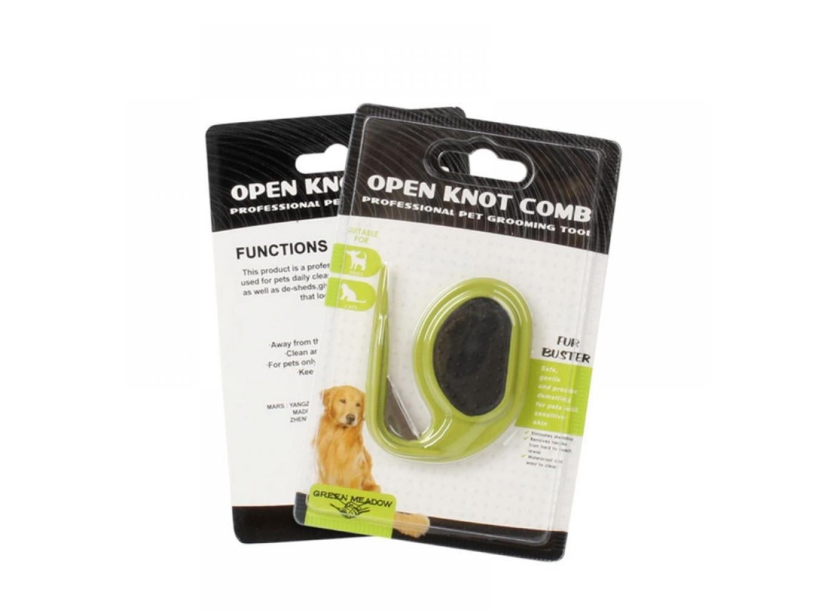 Escova Removedora de Pelos de Animais Furmine (Verde)