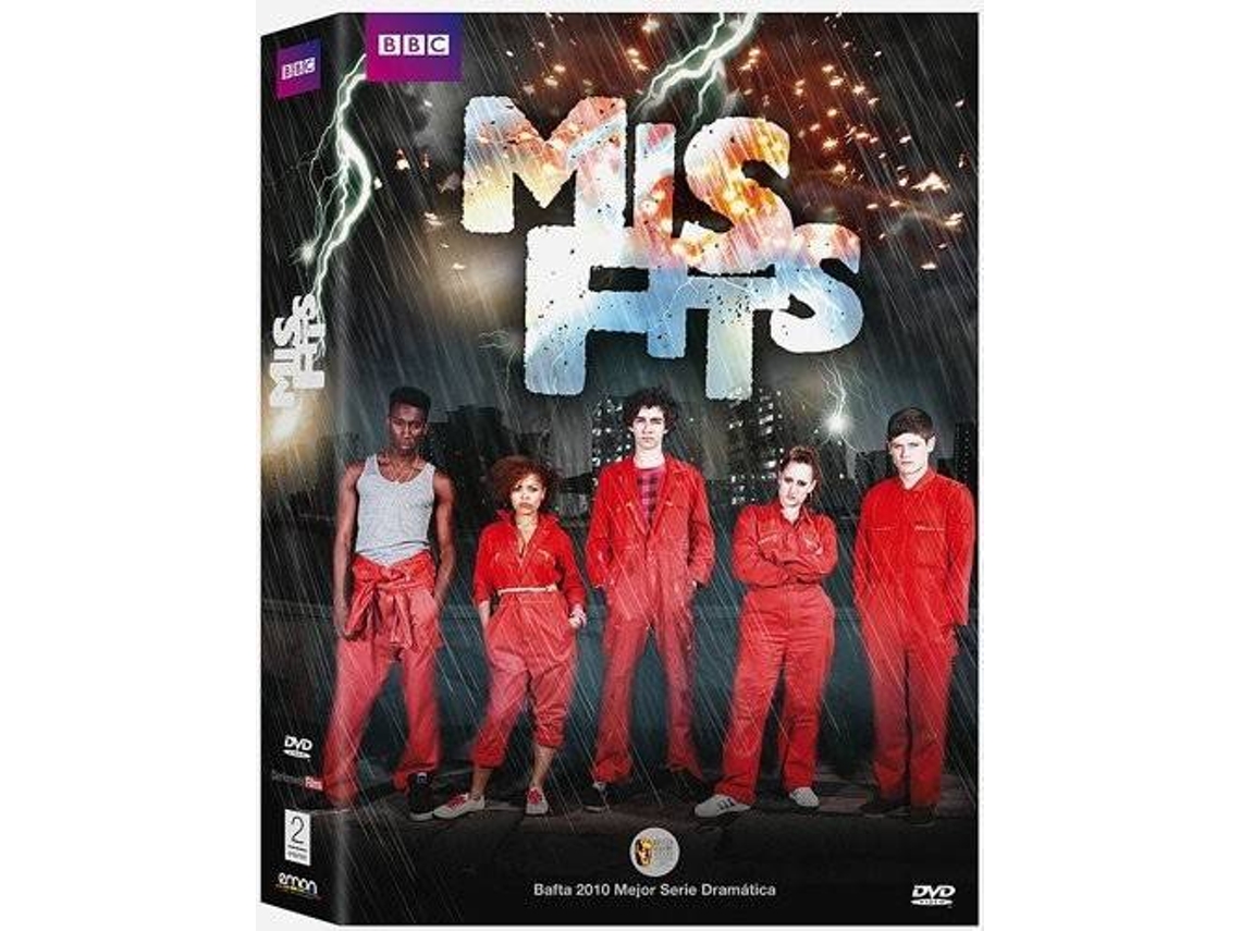DVD Misfits (Inadaptados) - 1ª Temporada (Edição em Espanhol)