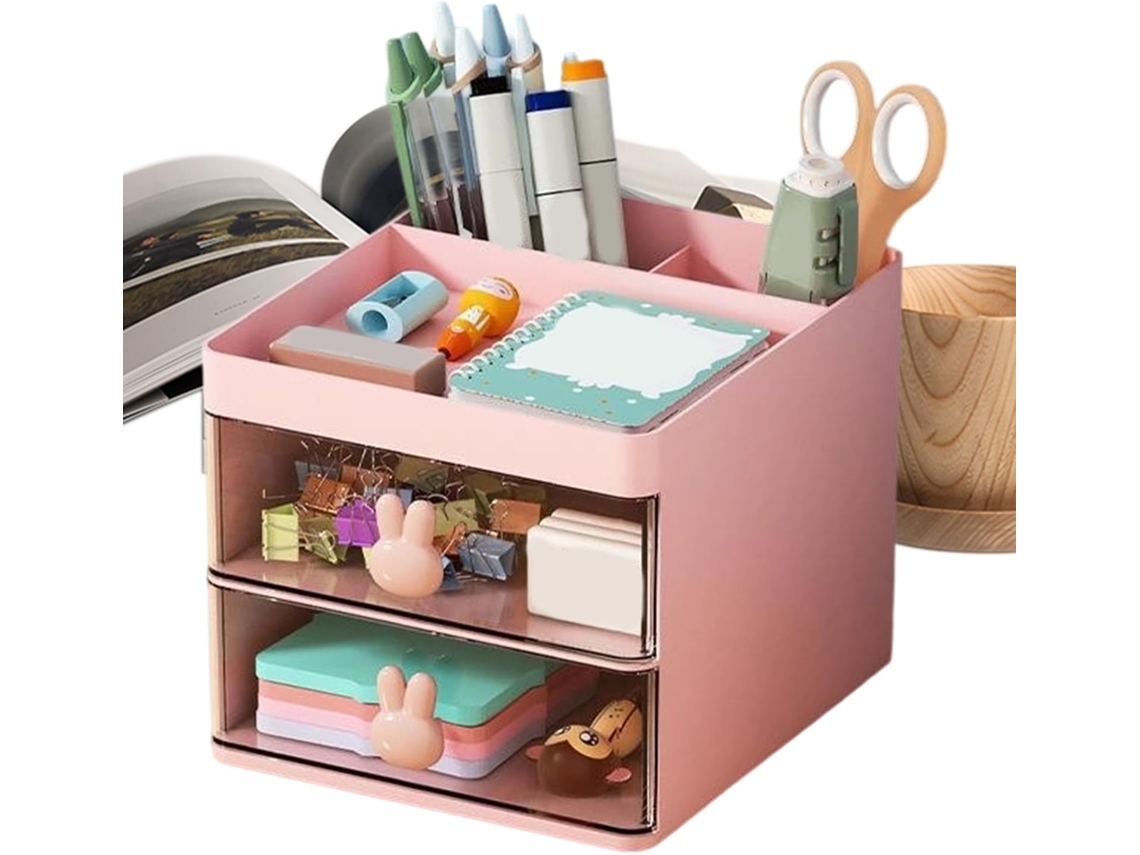 Porta- Canetas De Mesa– Organizador De Gavetas Para Maquiagem No Escritório| De|- Lápis| Estação De| Estojo