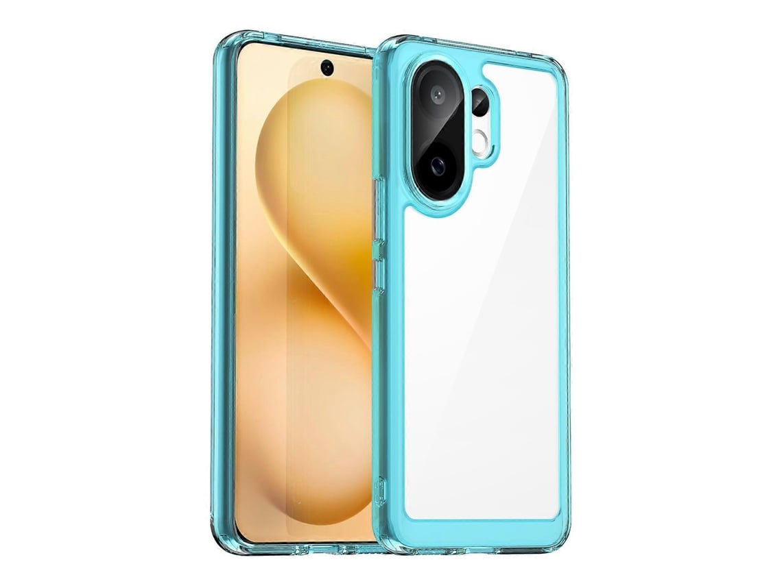 Capa Protetora De Tpu Acrílico Transparente Para Vivo S30 5g / V60 5g Da Tkdaddy, Azul