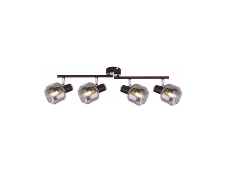 Iluminação Globo Iluminação Pallo Metal Bronze E14 4 Lâmpadas
