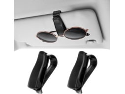Clipe Suporte Óculos Sol para Visor Carro, Operação 1 Mão ZYBLSSBB