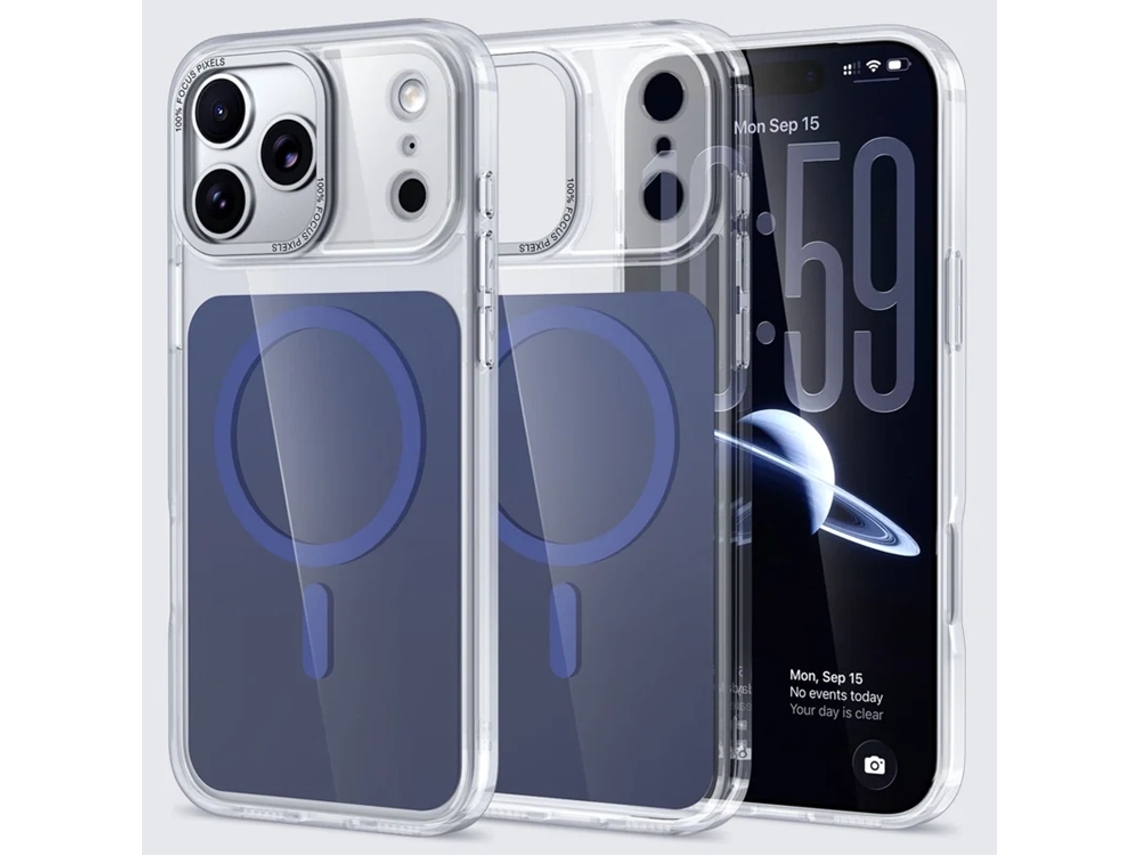 Capa Para Celular Para Iphone 17 Pro Magsafe Em Acrílico