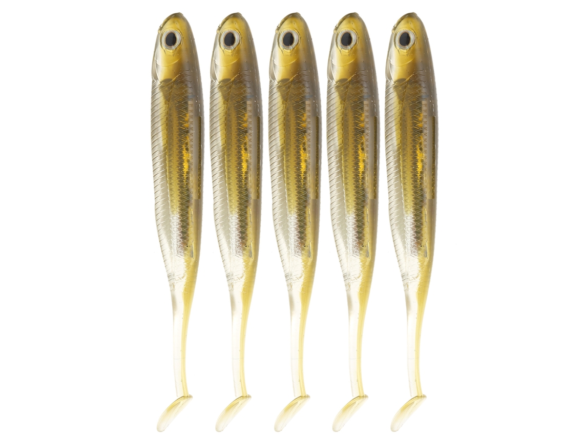 Isca Artificial Soft Pvc para Pesca 5pcs