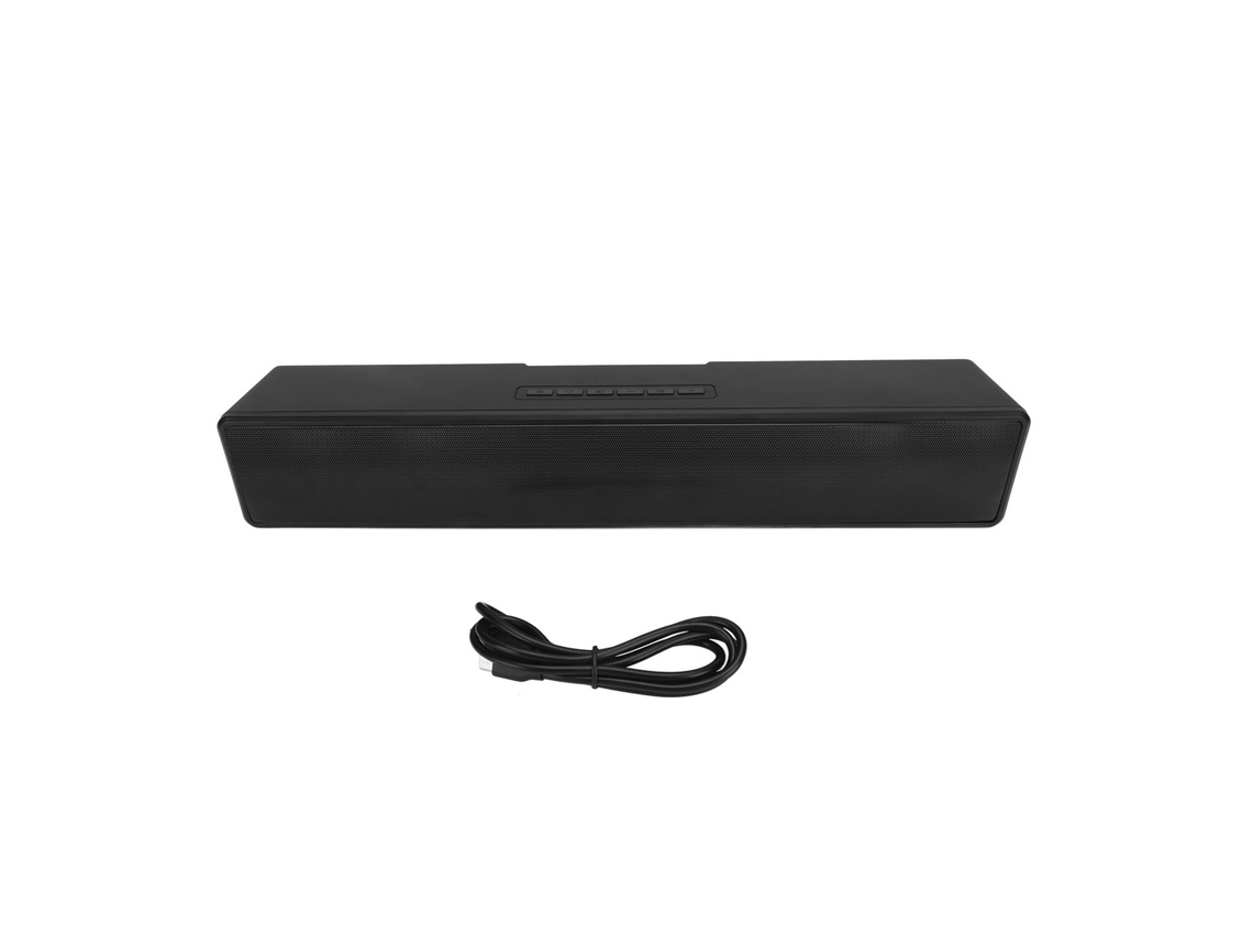 Caixa De Som Bluetooth 5.1 Sem Fio Usb Com Fio Barra Rgb Para Pc Laptops Computador Desktop