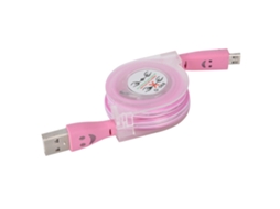 Cabo de Dados Smart Android com Luz Smiley EOOCOO