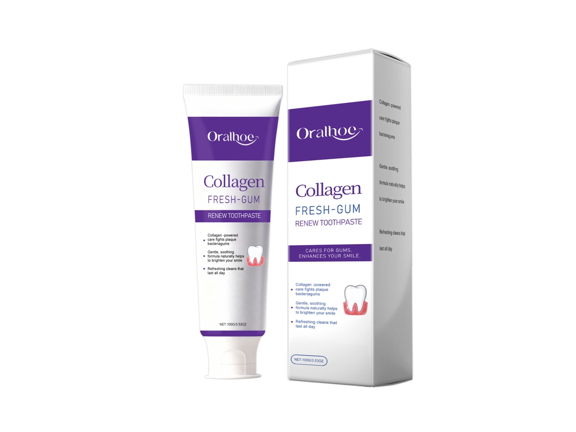 Creme Dental Colágeno Roxo