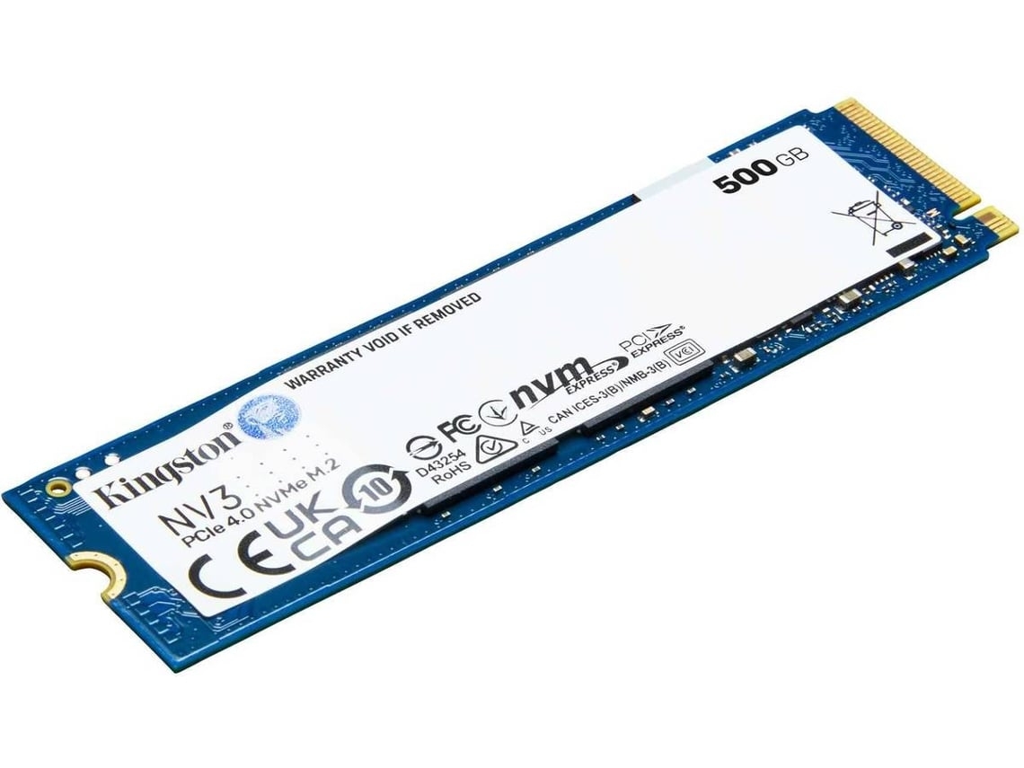 Disco SSD KINGSTON Nv3 500 GB / M.2 2280 NVME (Outlet Caixa Aberta )