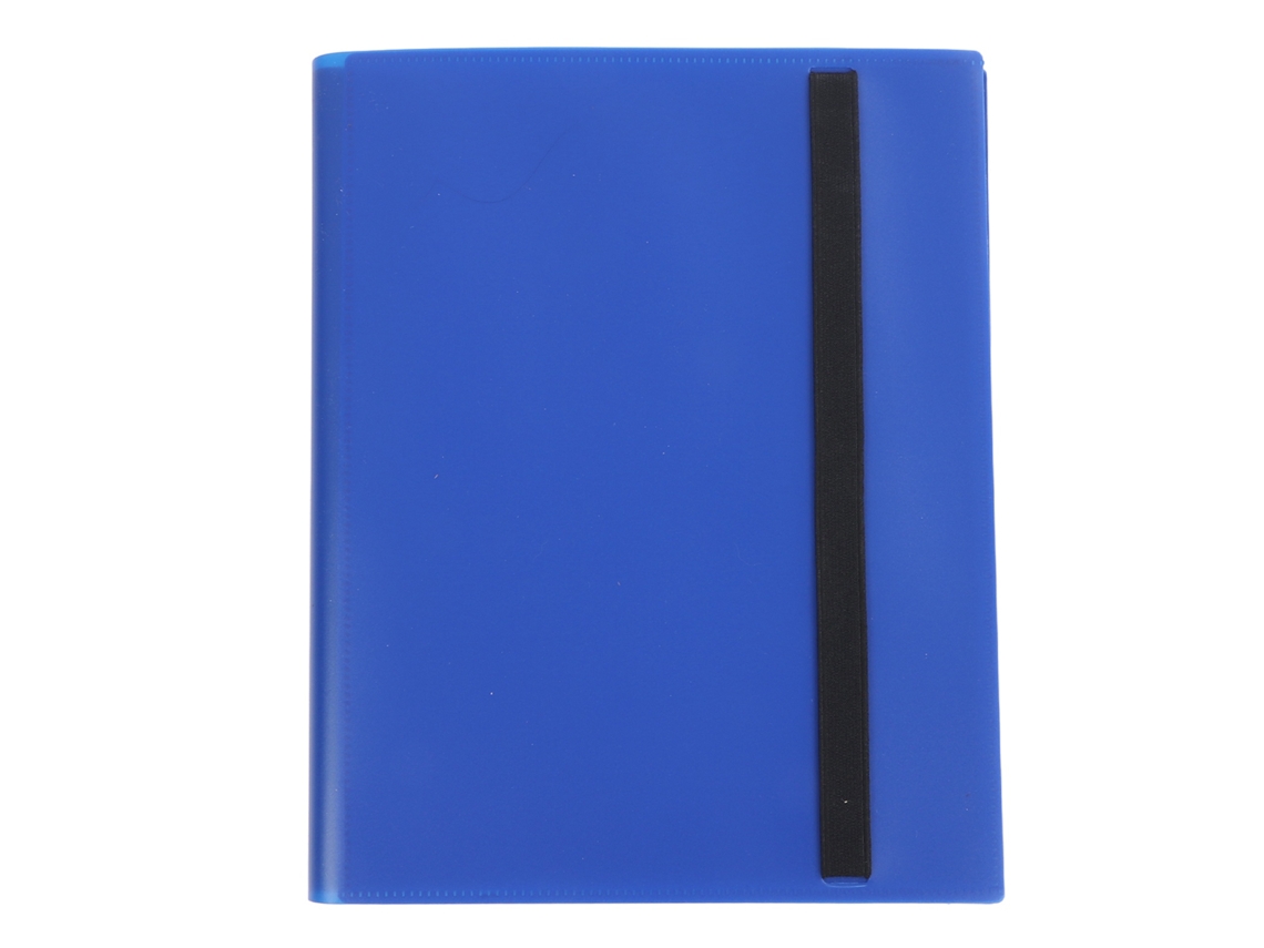 Mali álbum de Cartões com 9 Bolsos Impermeável Portátil para Armazenamento de Cartas de Jogo Azul Claro