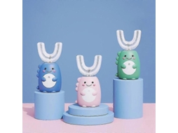 Escova De Dentes Elétrica Infantil Crianças Dispositivo De Limpeza Oral Automático Usb Carregamento Sonic Bonito Dinossauro Em Forma De U Cuidado