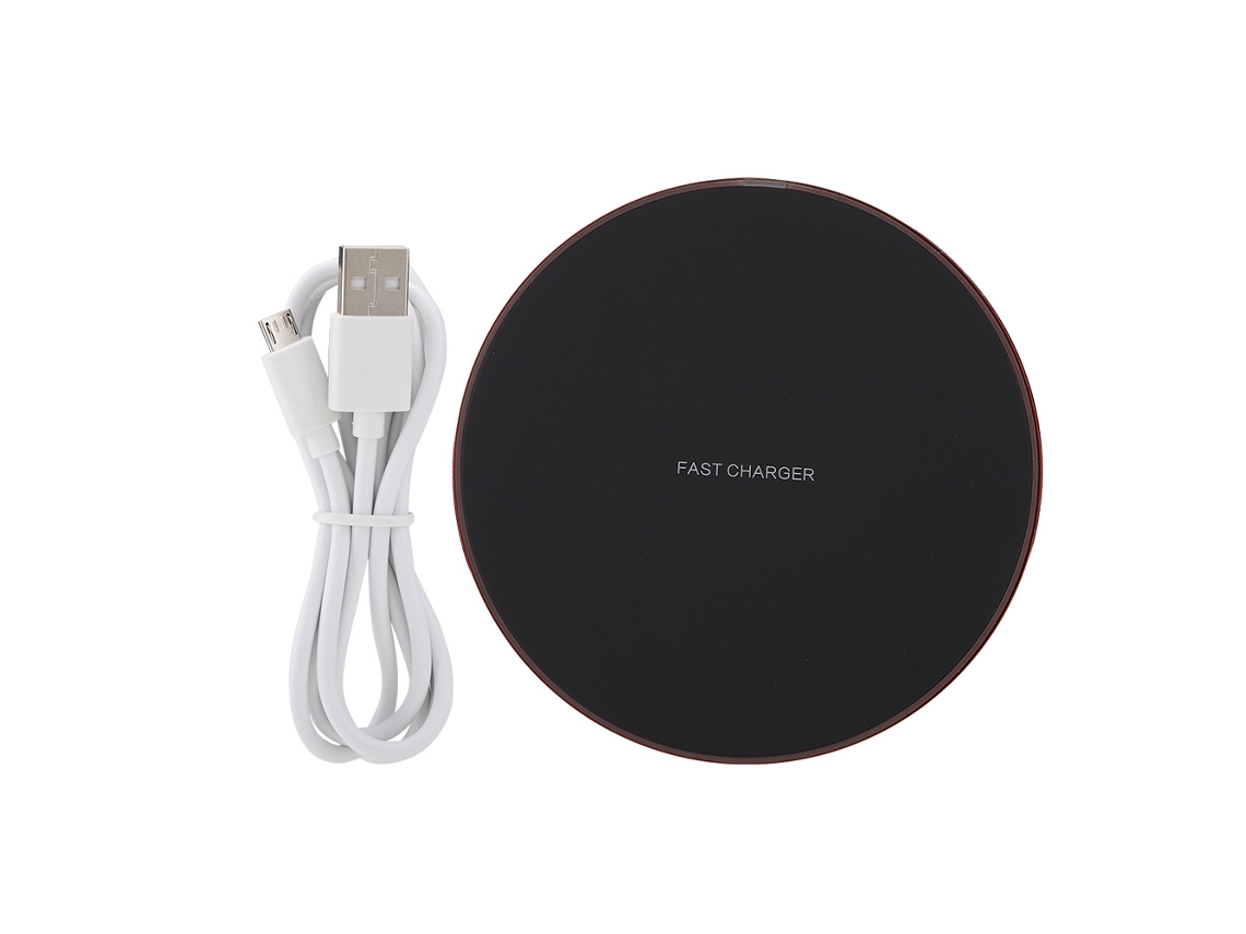 Carregador Sem Fio LAXISCREED Ultra fino Rápido Vermelho