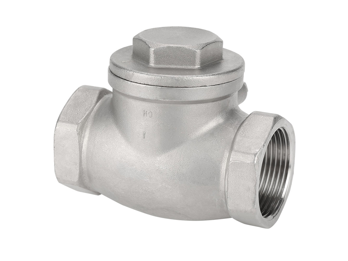 Válvula De Retenção Unidirecional Em Aço Inox Laxiscreed Dn32 Para Água, Óleo E Gás Até 200 Psi