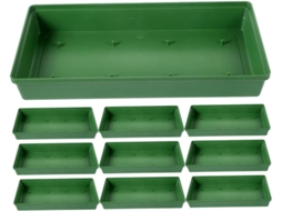 Conjunto De 10 Tigelas De Plástico Para Centros De Mesa, Base Estável Com Suporte De Espuma, Reutilizáveis Para Gokoco