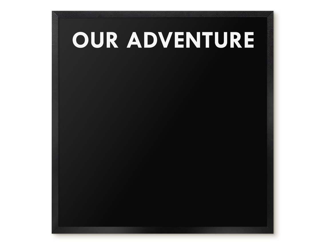 Magnetic Wall Board Our Adventure For The Office Espelharte (50x50 Cm)