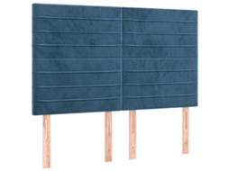Headboard, Headboards Vidaxl Azul Veludo (144 Cm)