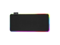 Mousepad Gamer Com Luzes Led Coloridas Rgb 40cm X 90cm, Preto Olysi Shop