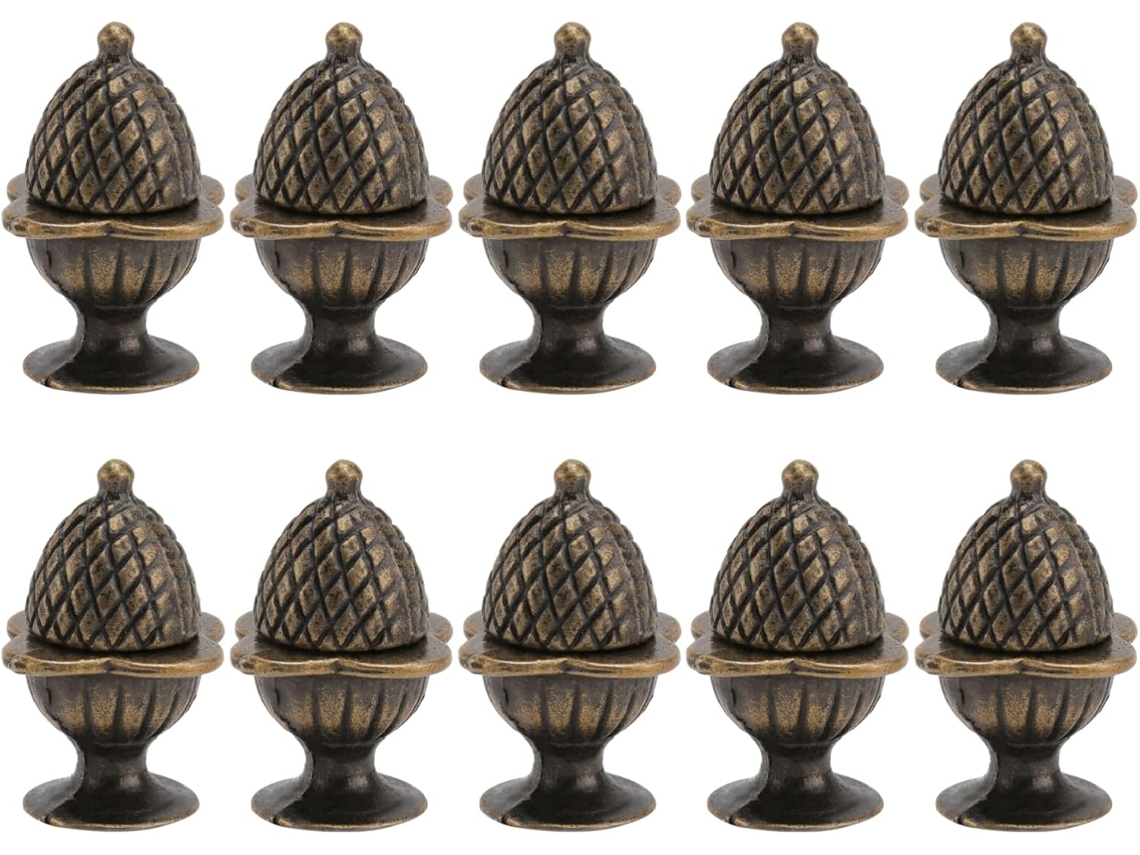 Conjunto De 30 Puxadores De Porta Em Bronze Antigo Para Armários E Móveis.