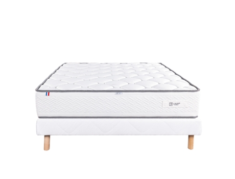 Pack Colchão LUXURY LITERIE Iris 140 x 190 cm + Sommier Eco