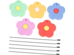 Conjunto De 15 Capas De Silicone Coloridas Em Formato De Flor Para Facilitar A Identificação Das Chaves.