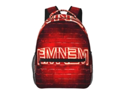 Mochila Eminem K66 Para Escola E Trabalho, Leve E À Prova Dágua, Mochila Estilosa Para Estudantes E Adultos N66 Olysi Shop